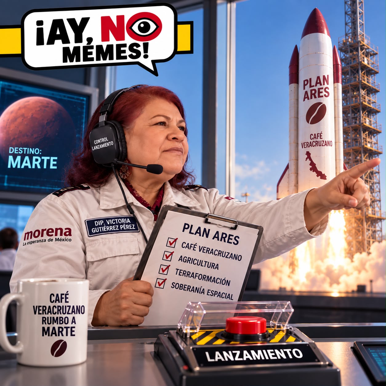 Morena apunta a marte