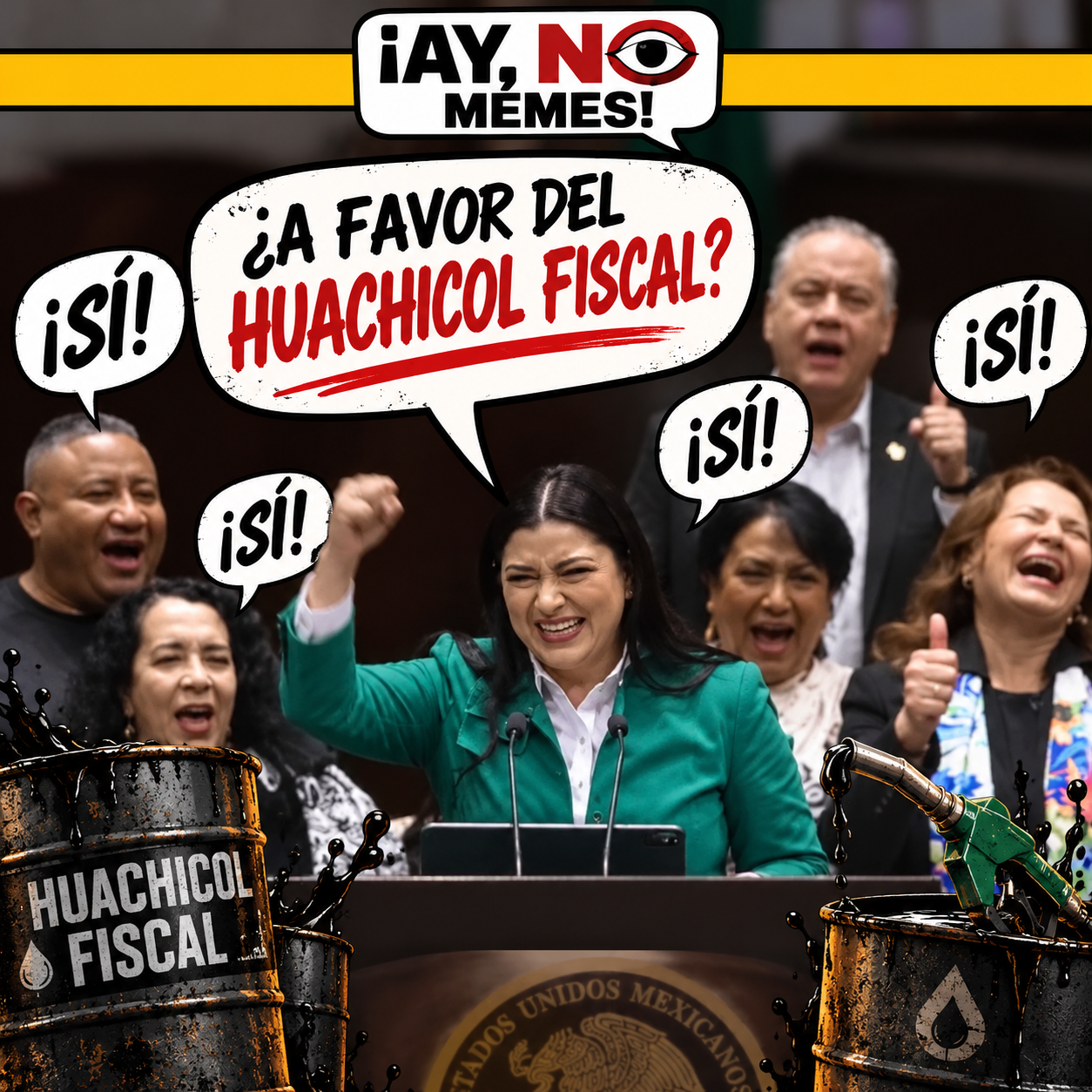 Huachicol con porra en San Lázaro